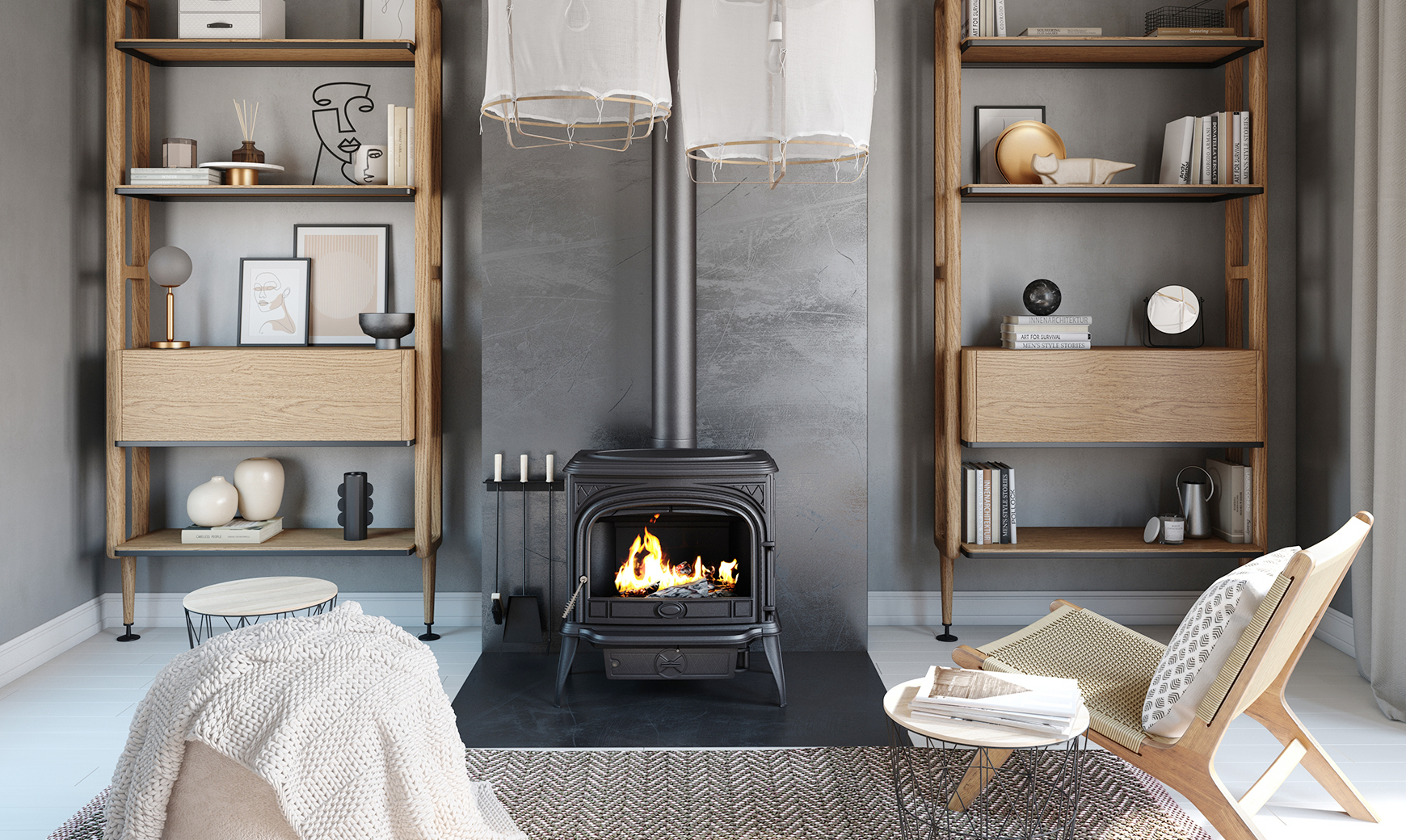 Чавунна піч KAWMET Premium SPHINX S6 ECO